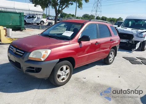 2006 Kia Sportage Lx z USA, uszkodzony, nr VIN KNDJF724467264656
